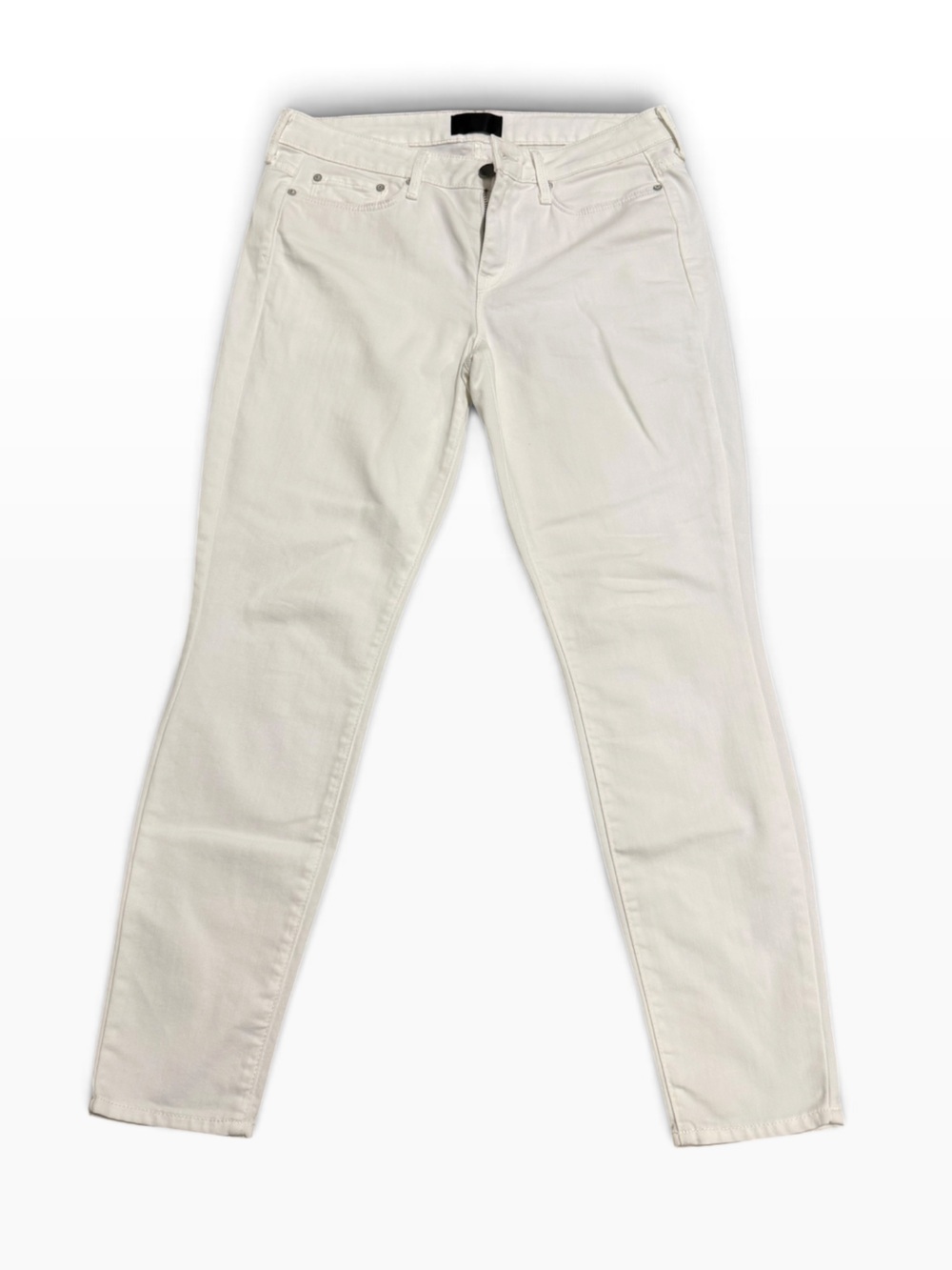 Vince White Ivory 5-Pocket Skinny Jeans Size 30